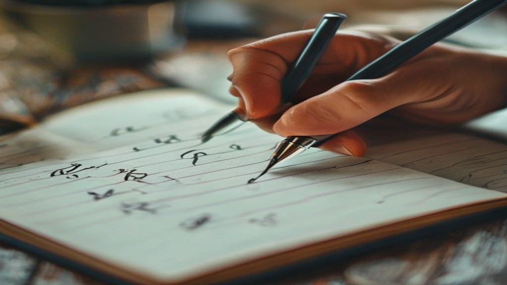 字をきれいに書くための3つのコツ